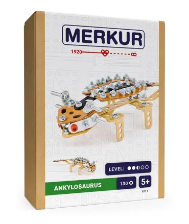 Merkur DINO - Ankylosaurus, 130 dielikov