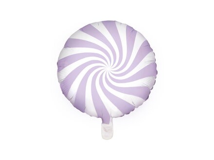 Fóliový balón Cukrík, 35 cm, svetlofialový