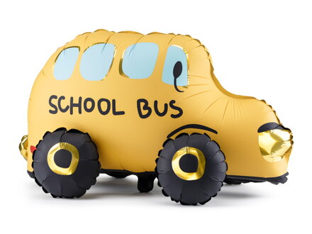 Stojaci fóliový balón Autobus, 36x66 cm