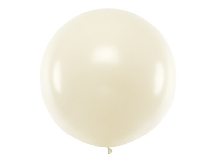 Guľatý balón 1 m, metalický perleťový