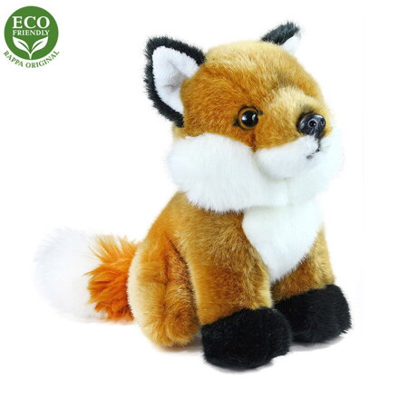 Plyšová líška sediaca 18 cm ECO-FRIENDLY