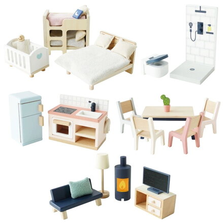 Le Toy Van nábytok - Kompletný set do domčeka Starter