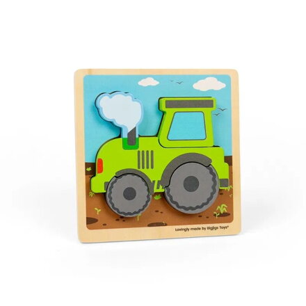 Vkladacie puzzle Traktor 5 ks