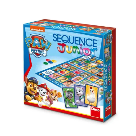 Dino Detská spoločenská hra – Sequence Junior Labková patrola