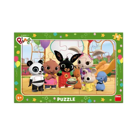 Dino Puzzle doskové Bing v škôlke 15 dielikov