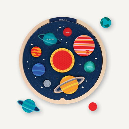 Vkladacie puzzle viacjazyčné Slnečná Sústava