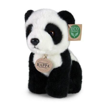 Plyšová panda sediaca 18 cm ECO-FRIENDLY