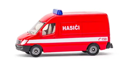 SIKU 0808 česká verzia - hasiči dodávka 1:55