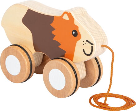 Drevená ťahacia hračka Morča