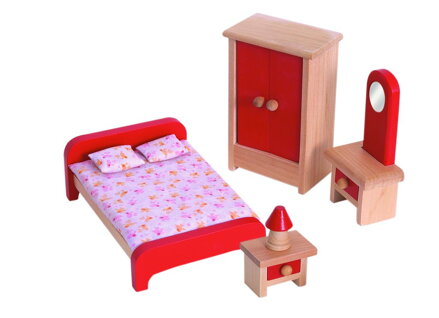 Woody 90612 Nábytok do domčeka Spálňa