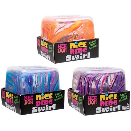 Schylling NeeDoh Mačkacia kocka Nice Berg Swirl