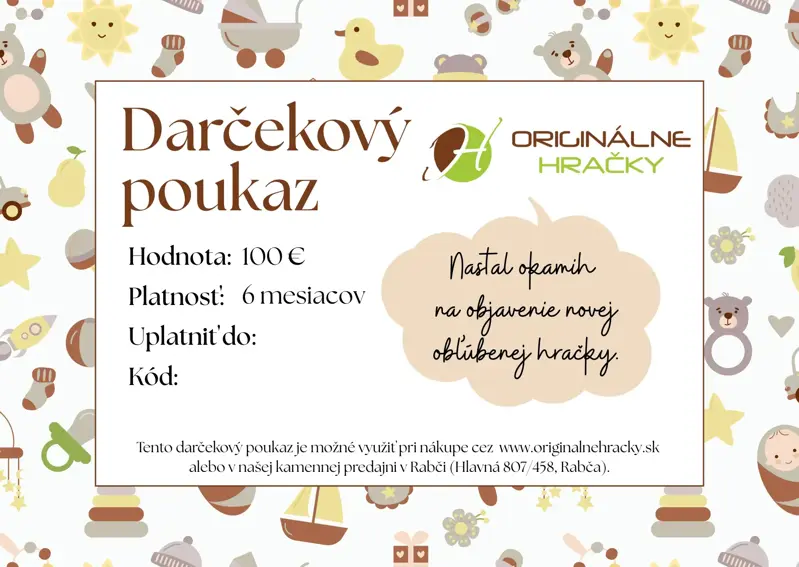 Darčekový poukaz 100 €