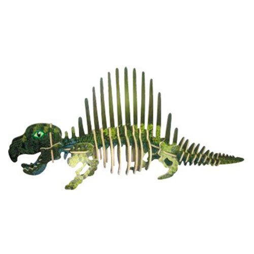 Woodcraft Drevené 3D puzzle Dimetrodon farebný JC012