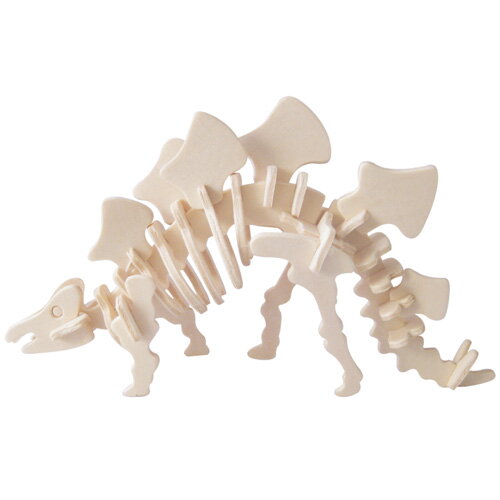 Woodcraft Drevené 3D puzzle Stredný Stegosaurus S-J002