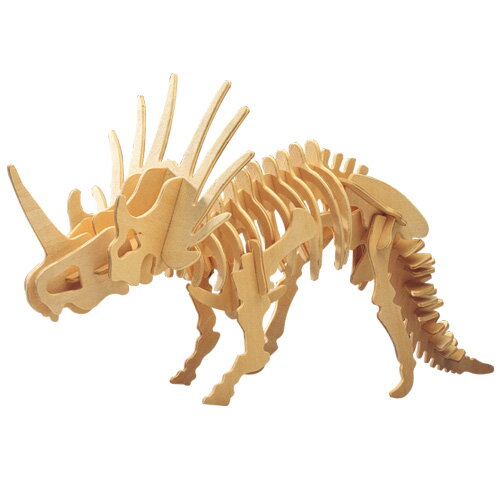 Woodcraft Drevené 3D puzzle Styracosaurus J006 Woodcraft Drevené 3D puzzle Styracosaurus J006