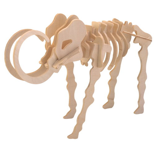 Woodcraft Drevené 3D puzzle Mamut J011