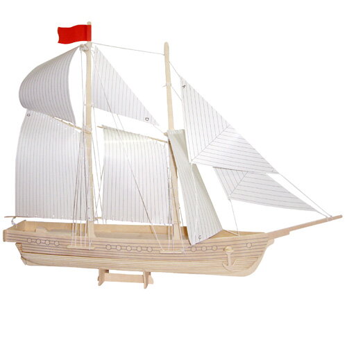 Woodcraft Drevené 3D puzzle Škuner P150 Woodcraft Drevené 3D puzzle Škuner P150