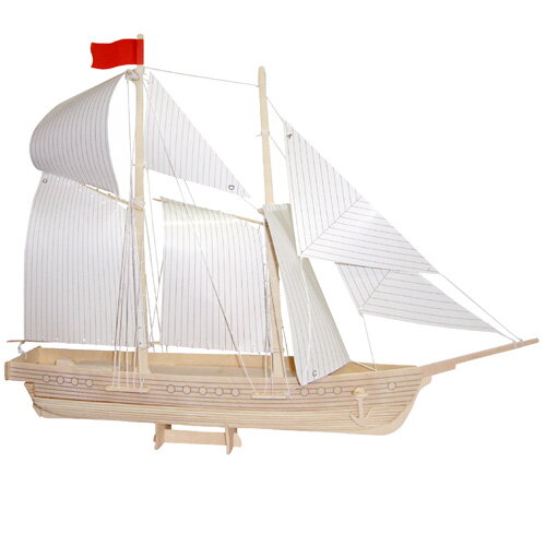 Woodcraft Drevené 3D puzzle Škuner P150