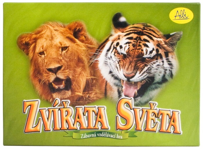 Rodinné kartové vzdelávacie hry - Zvieratá sveta