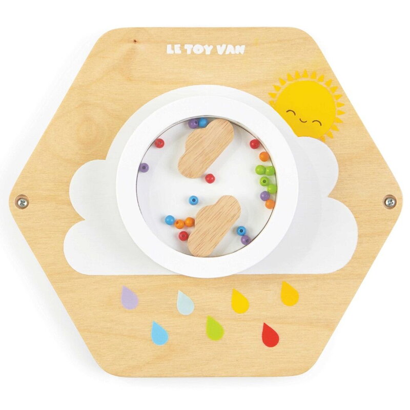 Le Toy Van Petilou Hrací panel Farebný dážď Le Toy Van Petilou Hrací panel Farebný dážď
