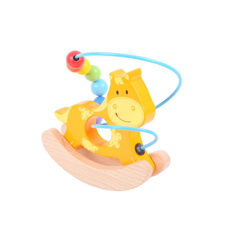 Bigjigs Toys Motorický labyrint na hojdačke - Koník Bigjigs Toys Motorický labyrint na hojdačke - Koník