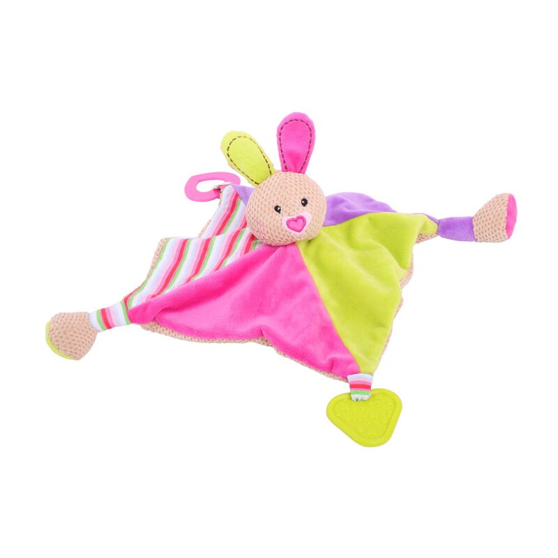 Bigjigs Toys Textilná hračka s hryzátkami - Zajačik Bella Bigjigs Toys Textilná hračka s hryzátkami - Zajačik Bella