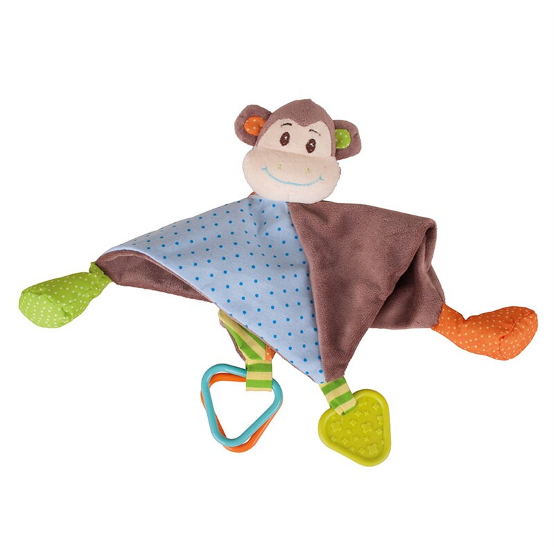 Bigjigs Toys Textilná maznacia opička