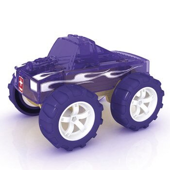 HAPE drevené auto - Závodné autíčko Hape Mini Monster Truck