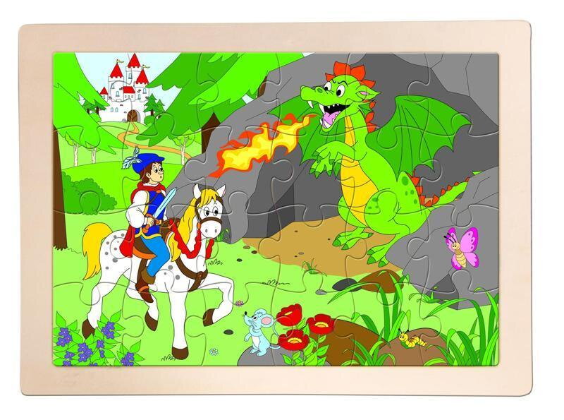 Woody Drevené puzzle Princ Bajaja