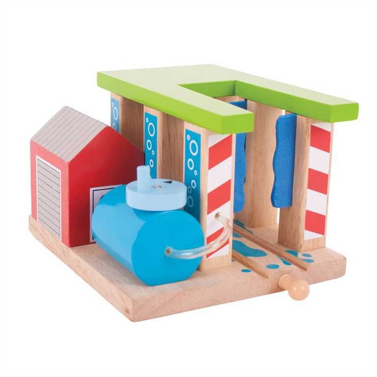 Bigjigs Rail Drevené vláčiky - Umývačka