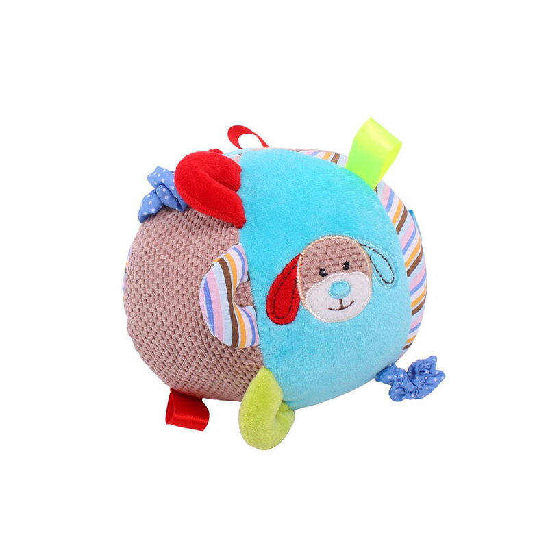 Bigjigs Toys Textilná aktívna guľa - Psík Bruno Bigjigs Toys Textilná aktívna guľa - Psík Bruno
