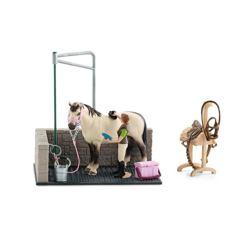 Schleich Umývací kút pre kone s príslušenstvom Schleich Umývací kút pre kone s príslušenstvom