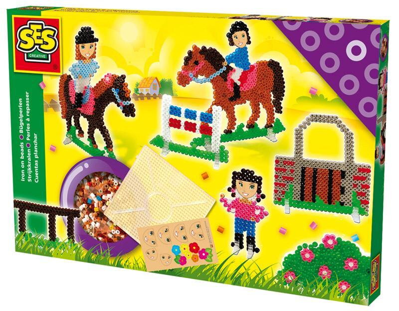 SES Creative Zažehľovacie korálky - veselá zvieratka 1 200ks