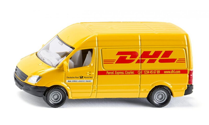 SIKU Blister - Dodávka Mercedes DHL 1:55