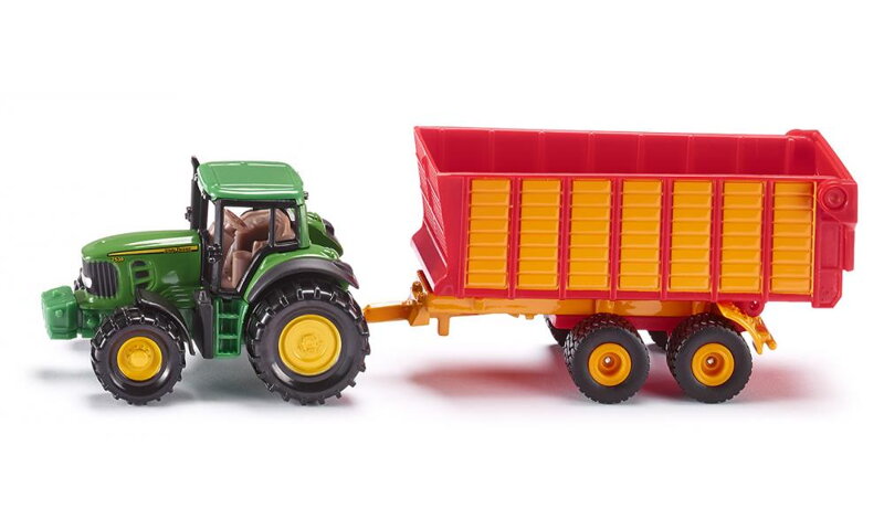 SIKU Blister - John Deere 7530 s prívesom na siláž 1:87 SIKU Blister - John Deere 7530 s prívesom na siláž 1:87