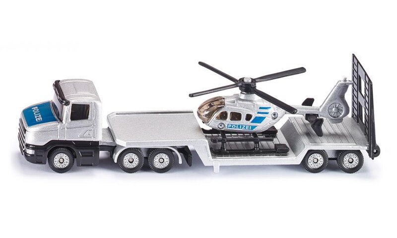 SIKU Blister - Podvalník s helikoptérou 1:87 SIKU Blister - Podvalník s helikoptérou 1:87
