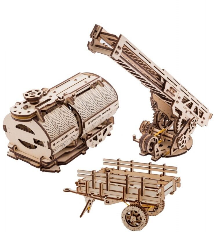Ugears 3D mechanické puzzle - Doplnky pre UGM-11 322 ks Ugears 3D mechanické puzzle - Doplnky pre UGM-11 322 ks