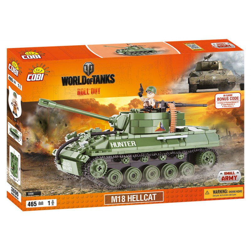 Cobi 3006 WOT Hellcat 465 k, 1 f