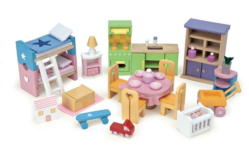 Le Toy Van nábytok - Kompletný set do domčeka Starter