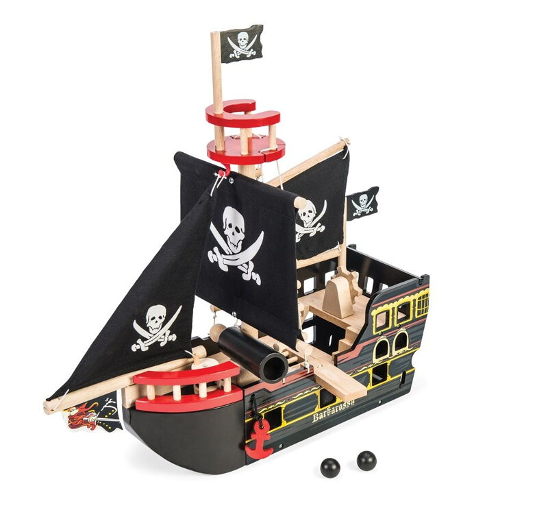 Le Toy Van pirátská loď Barbarossa