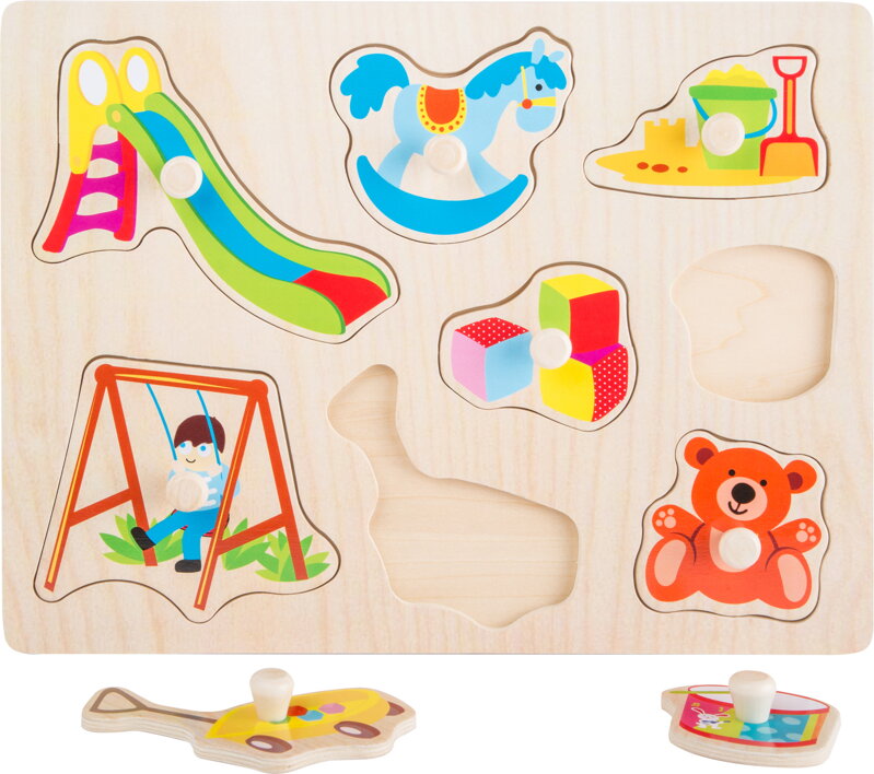 Small Foot Drevené vkladacie puzzle Hračky Small Foot Drevené vkladacie puzzle Hračky