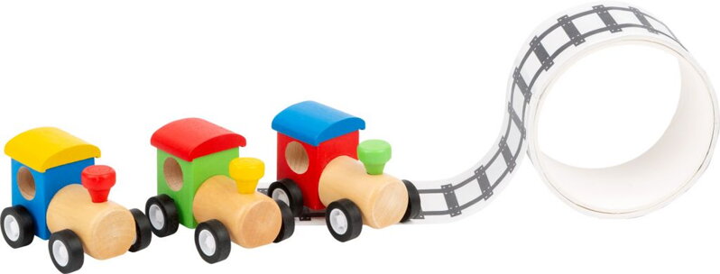 Small Foot Vláčik s koľajnicami 1 ks Small Foot Vláčik s koľajnicami 1 ks