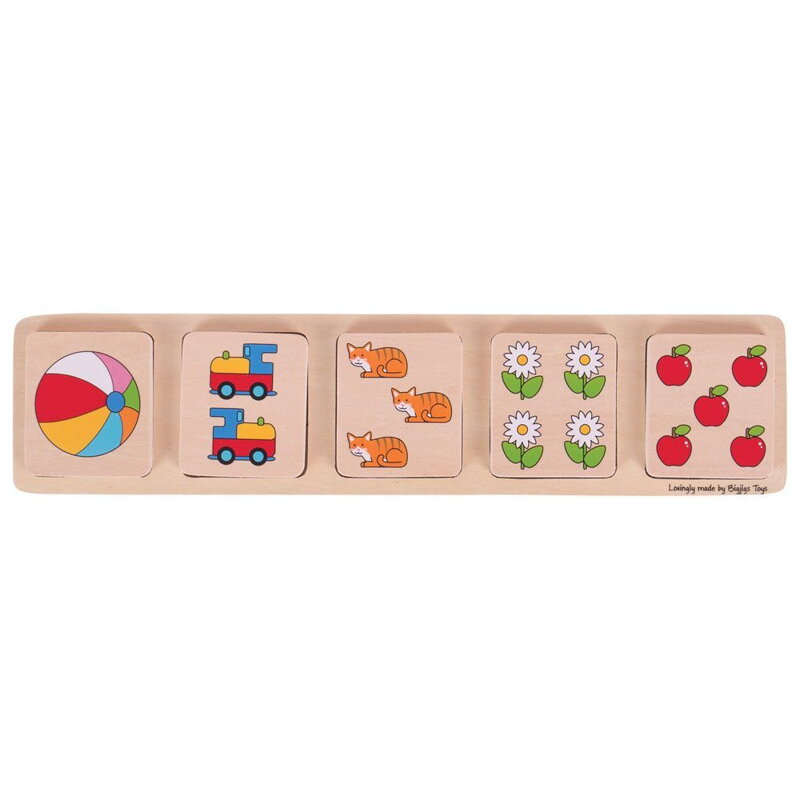 Bigjigs Toys Vkladacie puzzle Čísla Bigjigs Toys Vkladacie puzzle Čísla