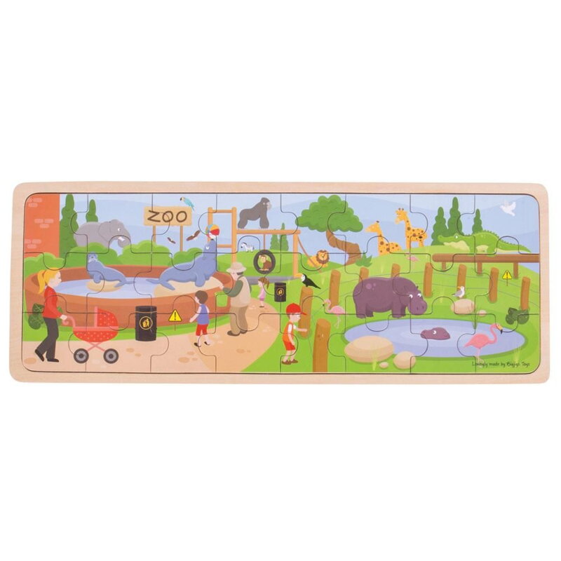 Bigjigs Toys Puzzle - ZOO 24 ks Bigjigs Toys Puzzle - ZOO 24 ks