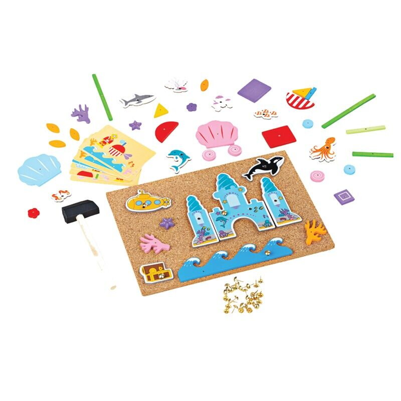 Bigjigs Toys Kreatívna zatĺkacia hra Život v mori Bigjigs Toys Kreatívna zatĺkacia hra Život v mori