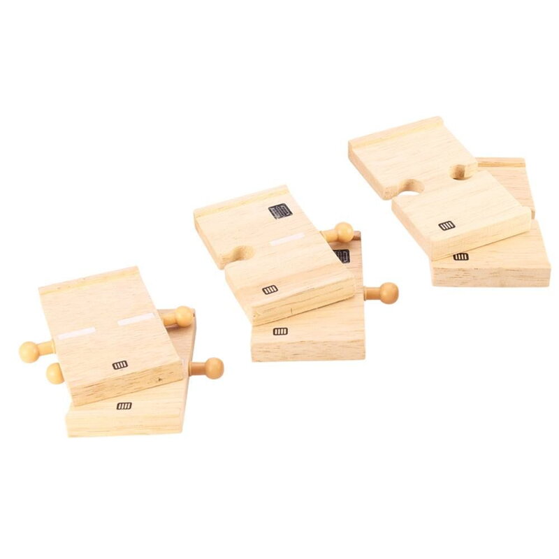 Bigjigs Rail Drevené autodráhy - Mini drevená cesta 6 ks Bigjigs Rail Drevené autodráhy - Mini drevená cesta 6 ks