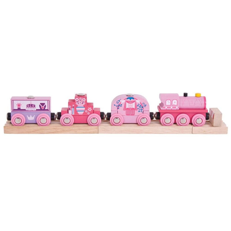 Bigjigs Rail Drevené vláčiky - Vlak pre princezné Bigjigs Rail Drevené vláčiky - Vlak pre princezné
