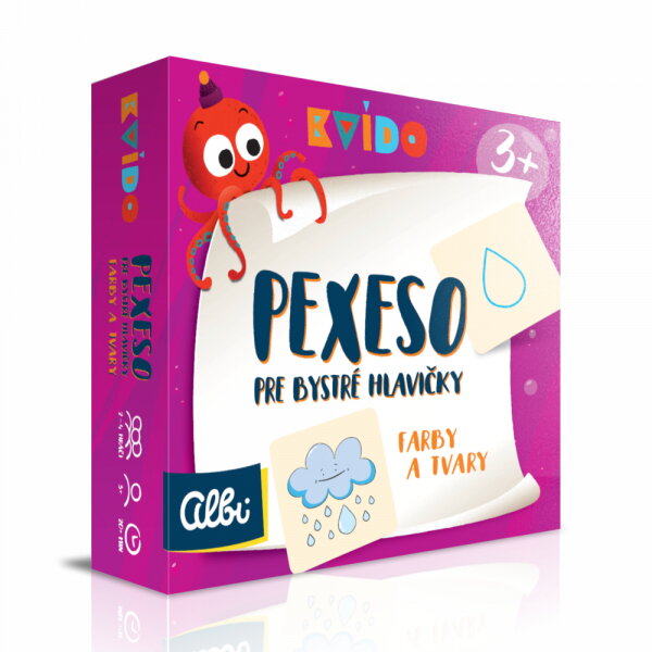 Albi Kvído Pexeso pre bystré hlavičky Farby a tvary Albi Kvído Pexeso pre bystré hlavičky Farby a tvary