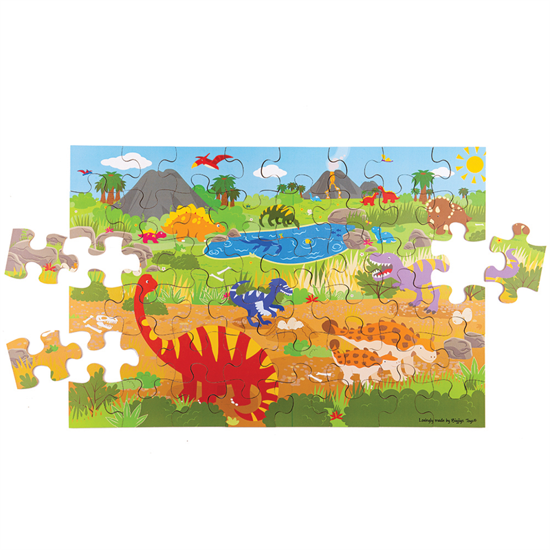 Bigjigs Toys Podlahové puzzle Dinosaury 48 ks Bigjigs Toys Podlahové puzzle Dinosaury 48 ks