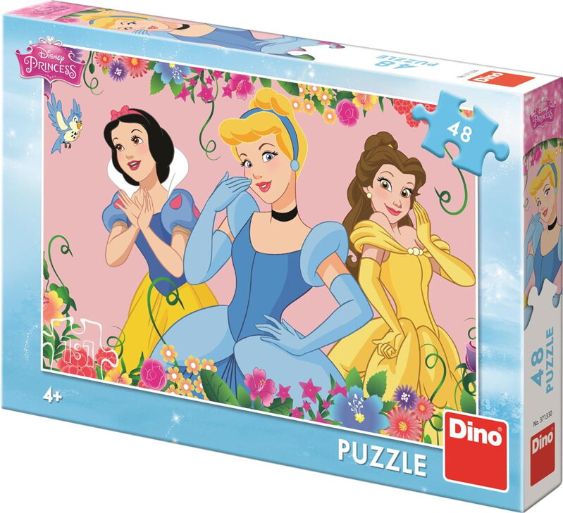 Dino Puzzle Šťastné princezné 48 ks Dino Puzzle Šťastné princezné 48 ks